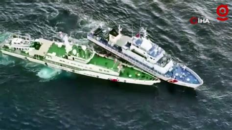 Filipinler ile Çin sahil güvenlik gemileri çarpıştı 4 yaralı